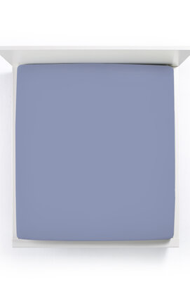 Bella Donna Jersey La Piccola Duo 1 Splittopperhoeslaken 140x190-200 cm blauwgrijs-0209