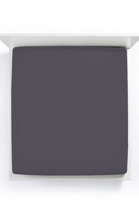 Bella Donna Jersey La Piccola Duo 2 Splittopperhoeslaken 140x190-200 cm antraciet-0213
