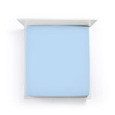 Bella Donna Bella Donna Jersey La Piccola Duo 2 Splittopperhoeslaken 200x210-220 cm lichtblauw-0522