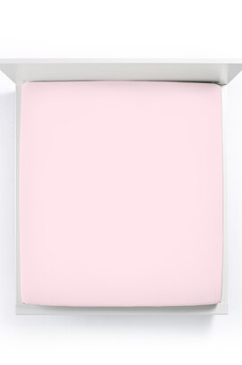 Bella Donna Jersey La Piccola Duo 2 Splittopperhoeslaken 180x210-220 cm roze-0566
