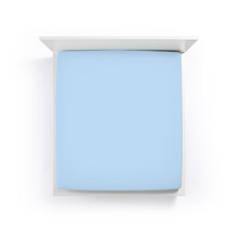 Bella Donna Jersey La Piccola Duo 2 Splittopperhoeslaken 160x190-200 cm lichtblauw-0522