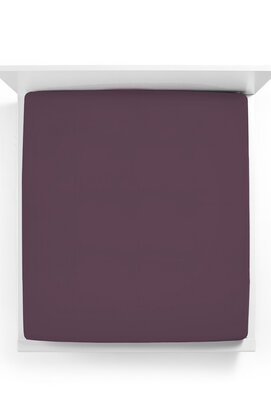 Bella Donna Jersey La Piccola Duo 2 Splittopperhoeslaken 200x210-220 cm violett-0546