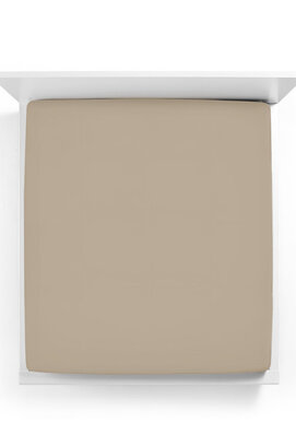 Bella Donna Jersey La Piccola Duo 2 Splittopperhoeslaken 140x210-220 cm champagne-0711