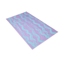 Strandlaken Vossen coast lines lavender touch 100x180