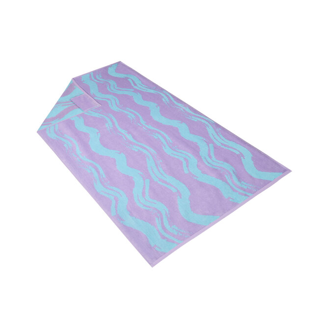 Strandlaken Vossen coast lines lavender touch 100x180