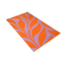 Strandlaken Vossen ocean leaf orange  100x180