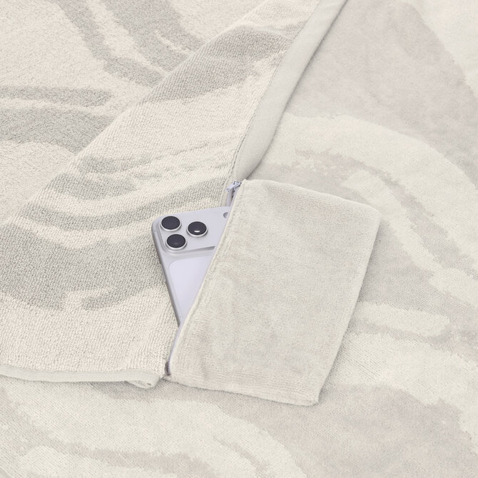 Strandlaken Vossen coast lines stone  100x180