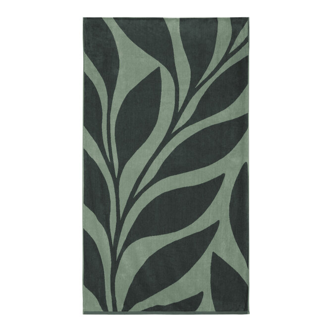 Strandlaken Vossen ocean leaf sage  100x180