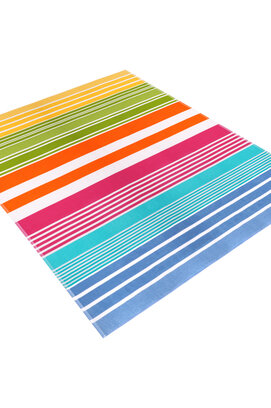 Strandlaken Vossen beach mix light azure 180x180