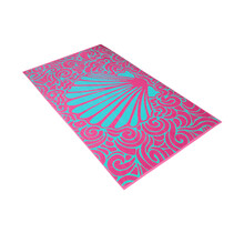 Strandlaken Vossen aqua flow prim rose 100x180