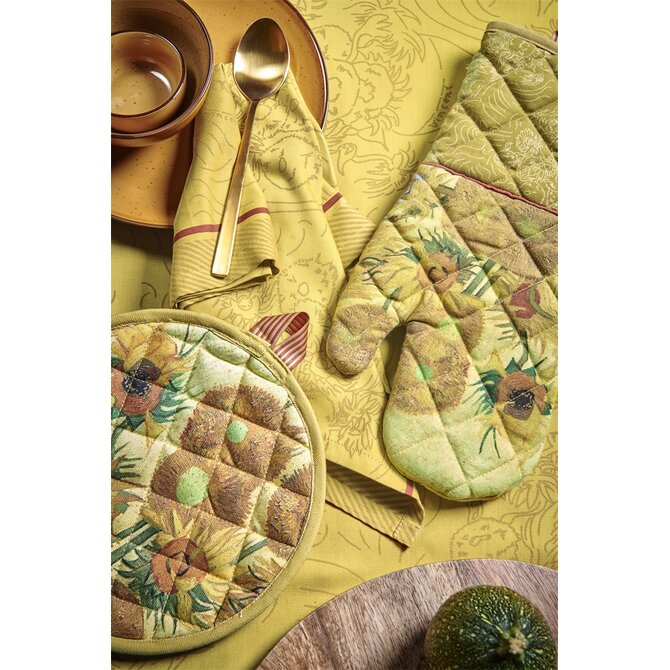 Beddinghouse x Van Gogh Museum Sunflower Yellow Ovenwant per 2