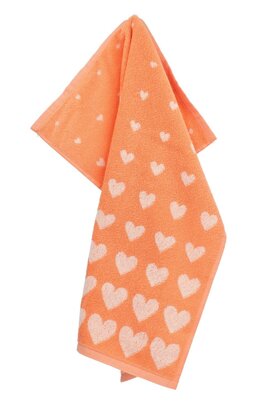 Bunzlau Castle Hearts keukendoek 53x60 Orange