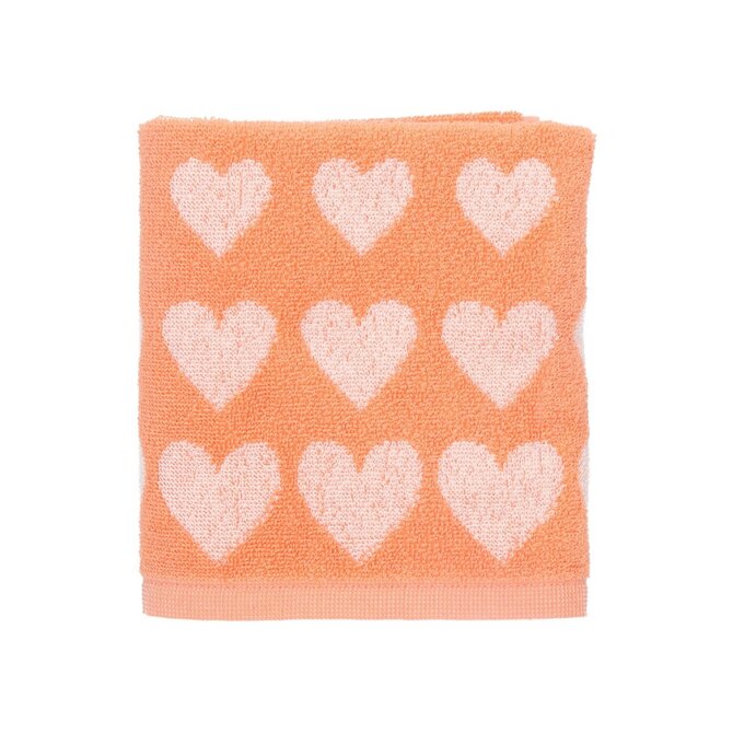 Bunzlau Castle Hearts keukendoek 53x60 Orange
