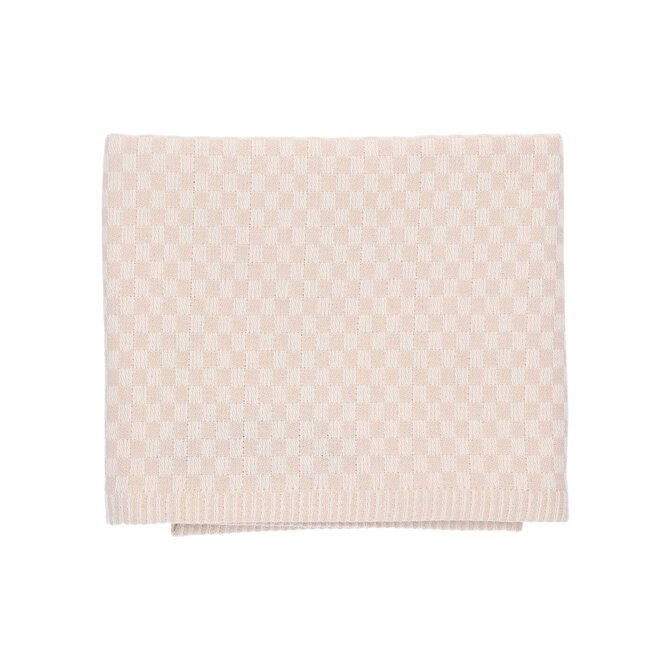 Bunzlau Castle Small Check theedoek 65x65 Sand
