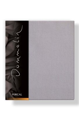 Dommelin Kussensloop Uni Percal 200TC Muisgrijs 50x70 cm