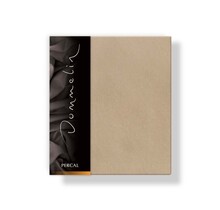 Dommelin Kussensloop Uni Percal 200TC Cafe 40x60 cm