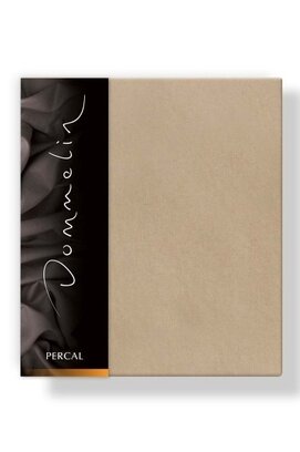 Dommelin Kussensloop Uni Percal 200TC Cafe 40x60 cm