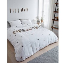 Marjolein Bastin dekbedovertrek Wild Feathers Natural  240x200/220