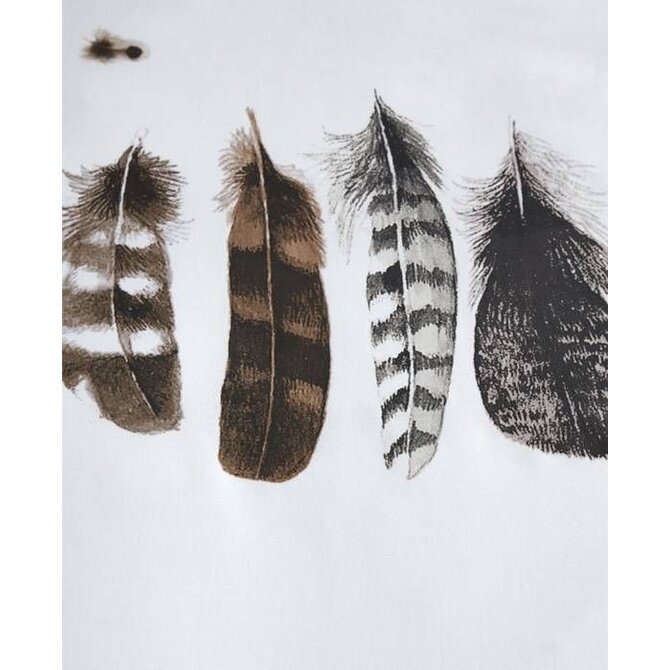 Marjolein Bastin dekbedovertrek Wild Feathers Natural  240x200/220