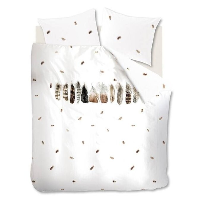 Marjolein Bastin dekbedovertrek Wild Feathers Natural  240x200/220