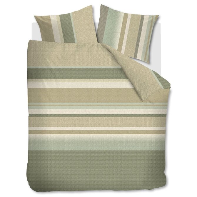 Beddinghouse Dekbedovertrek Sebastian Grey Green 140x200/220