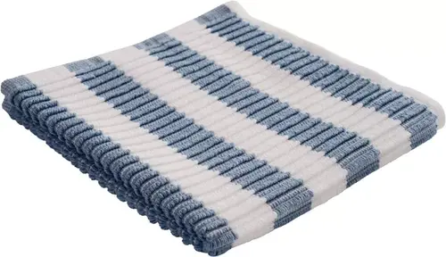 Jorzolino Jorzolino Streep vaatdoek 32x32 Grijs Blauw