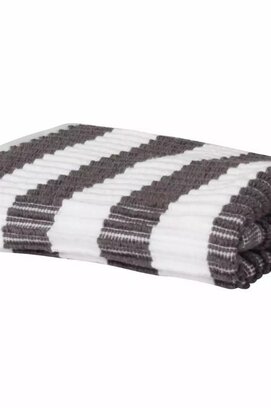 Jorzolino Streep vaatdoek 32x32 Grijs