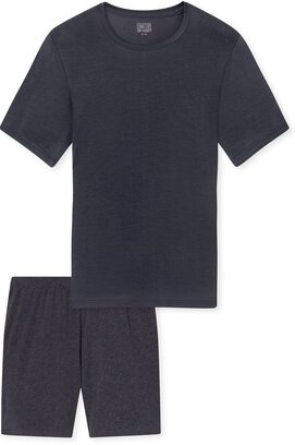 Schiesser Pyjama Short charcoal 181180 50/M