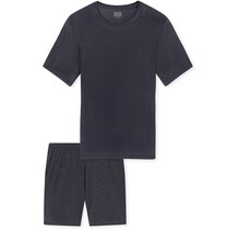 Schiesser Pyjama Short charcoal 181180 54/XL