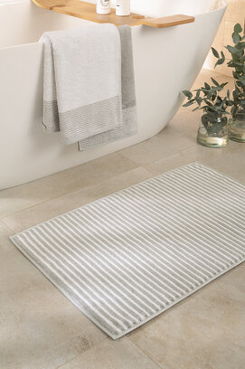 Cawö Two Tone Badmat 50x80 platin