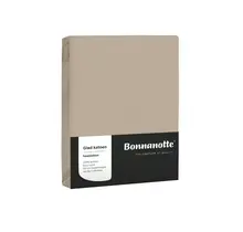 Bonnanotte Hoeslaken Katoen Kiezel 80x200