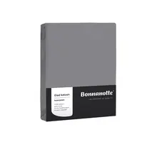 Bonnanotte Hoeslaken Katoen Midden grijs 180x200