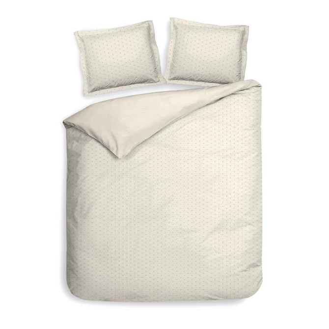 Heckett & Lane Punto dekbedovertrek 200x200/220 Off-White