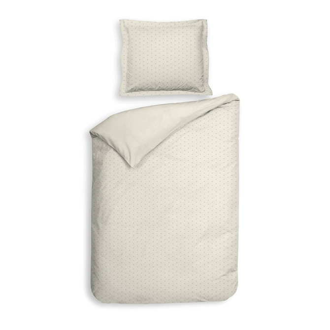 Heckett & Lane Punto dekbedovertrek 140x200/220 Off-White