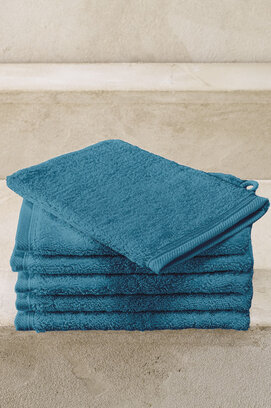De Witte Lietaer Excellence washandje 16x21 Capri Blue