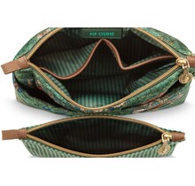 Pip Studio Caryn Cosmetic Bags Combi Mumbai Morning Green26x7.5x18cm/22x1x13cm