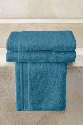 De Witte Lietaer Excellence gastendoekje 40x60 Capri Blue