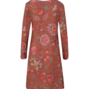 Pip Studio Pip Studio Dana Long Sleeve Nightdress Mumbai Morning Brown XL
