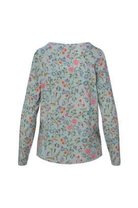 Pip Studio Tina Long Sleeve Top Flora Bangalore Green L