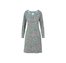 Pip Studio Destiny Long Sleeve Nightdress Flora Bangalore Green L