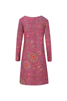 Pip Studio Dana Long Sleeve Nightdress Mumbai Morning Pink L