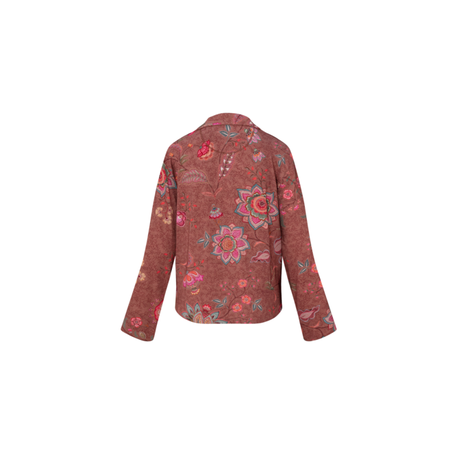 Pip Studio Faye Long Sleeve Top Mumbai Morning Brown XL