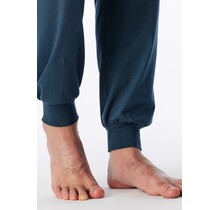 Schiesser Heren Pyjama Long deepblue 181162 L/52