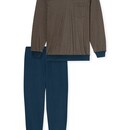 Schiesser Schiesser Heren Pyjama Long deepblue 181162 L/52