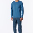 Schiesser Schiesser Heren Pyjama Long aqua 180249 S/48