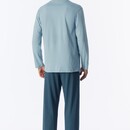 Schiesser Schiesser Heren Pyjama Long iceblue 181154 3XL/58