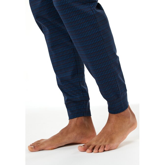 Schiesser Heren Pyjama Long deepseablue 181922 M/50