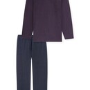 Schiesser Schiesser Heren Pyjama Long aubergine 181154 M/50