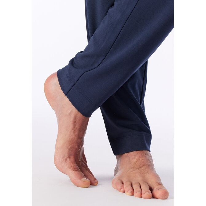 Schiesser Heren Pyjama Long deepseablue 183851 3XL/58