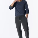 Schiesser Schiesser Heren Pyjama Long fadeddenim 183940 M/50